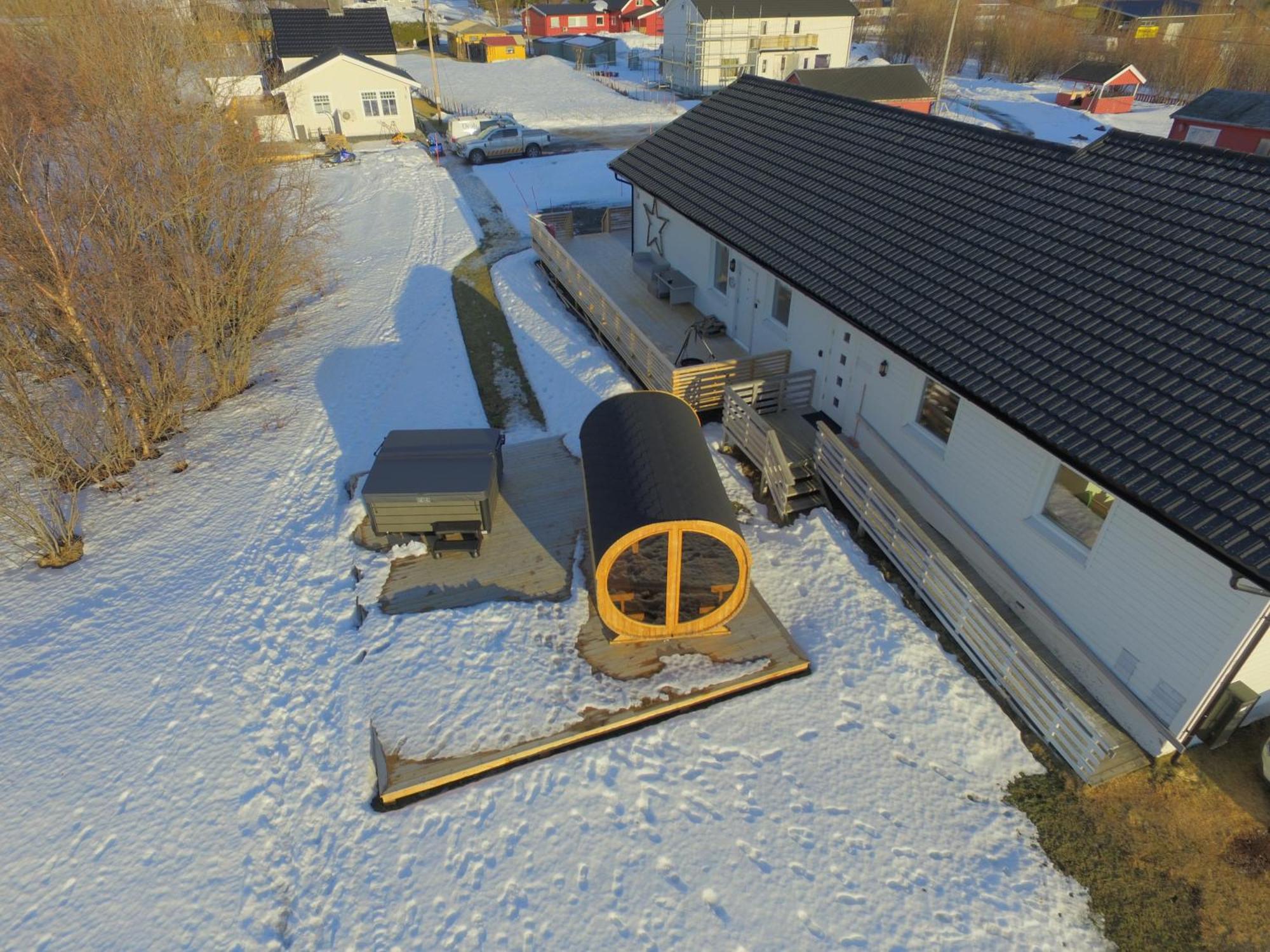 Alpan Apartments, Lyngenfjord Olderdalen Exterior foto